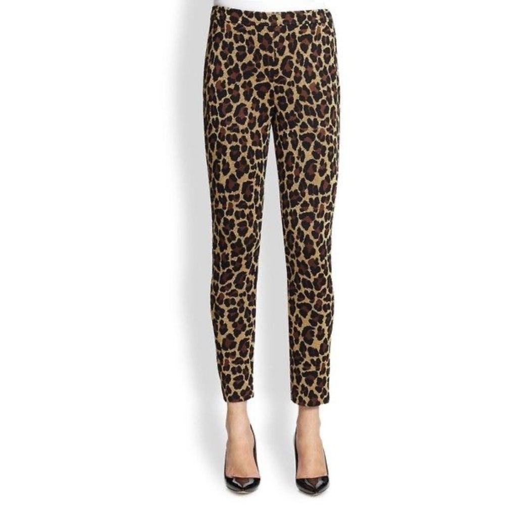 St. John Collection Alexa Leopard Animal Print - Picture 2 of 14